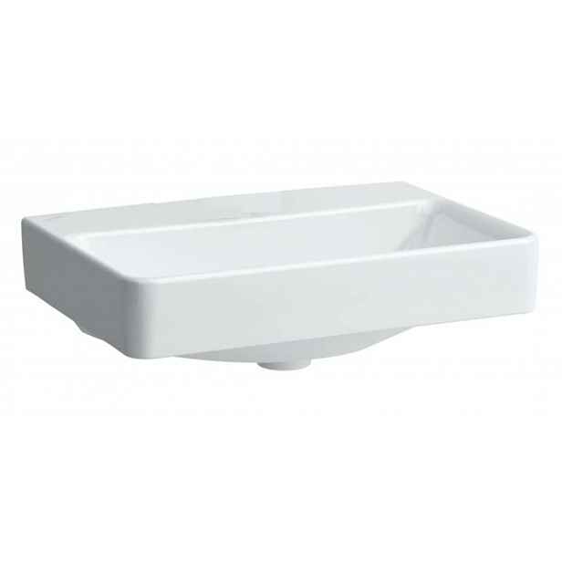 Laufen Pro S - Umyvadlo Compact, 60x38 cm, bez otvoru pro baterii, bez přepadu, s LCC, bílá H8189594001421