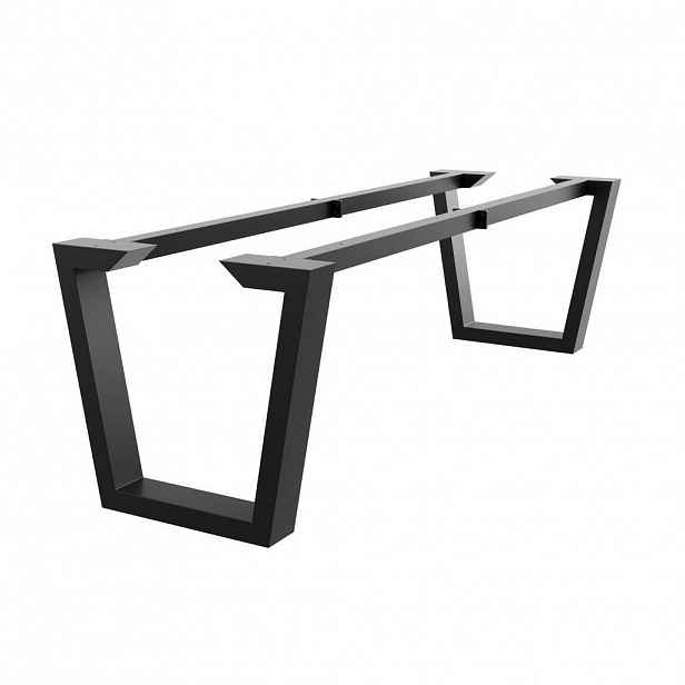Metalo Pro KOVOVÉ NOHY KE STOLU Atria Epox Extreme černá 220/80/72 cm