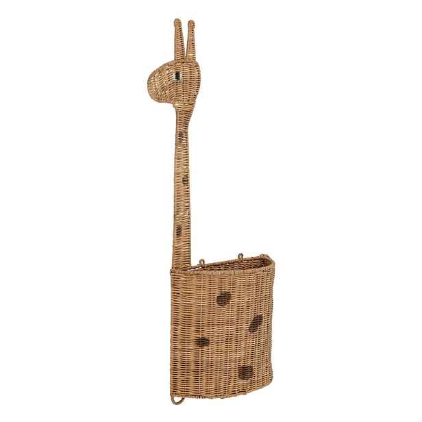 Ratanový dětský koš na hračky v přírodní barvě 46x13x90 cm Philine – Bloomingville Mini