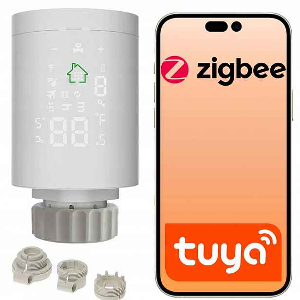 Smart Termostatická Kartuše ZigBee Tuya M30 na radiátor