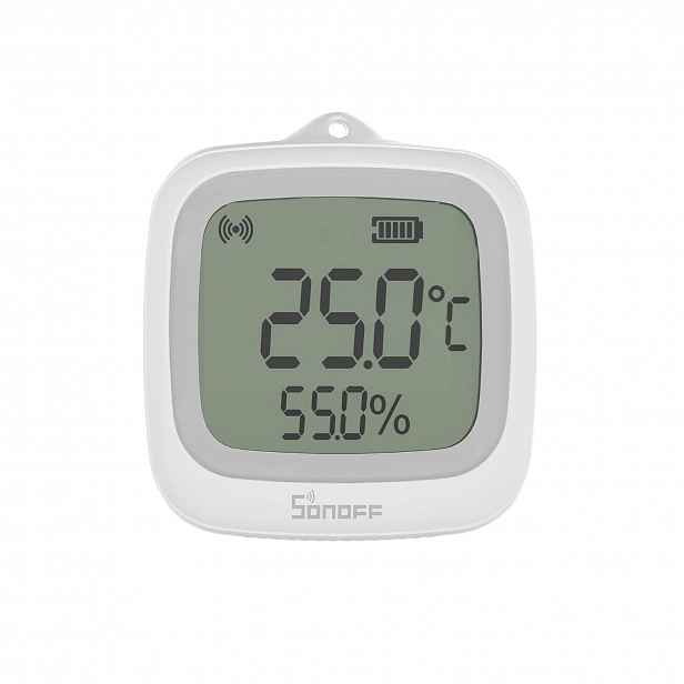 Sonoff SNZB-02WD Senzor Teploty Vlhkosti IP65 Zigbee LCD App