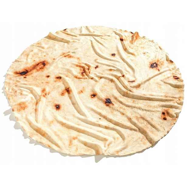 Tortilla Deka Kulatý 180 CM Dárek K Narozeninám – Antialergická Mikrovlákno
