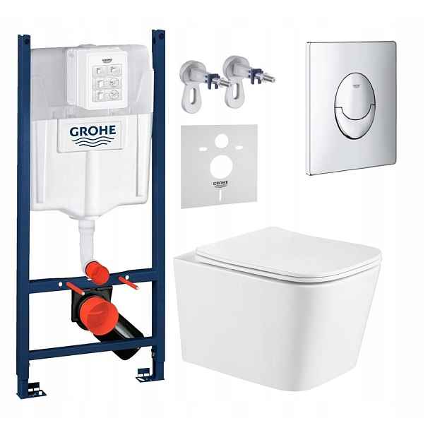 Podomítkový Wc set Stelaz Wc mísa Tornado tlačítko Fresh