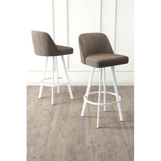 Bar Stool Set (4 Pieces) Atex - Cappuccino, White