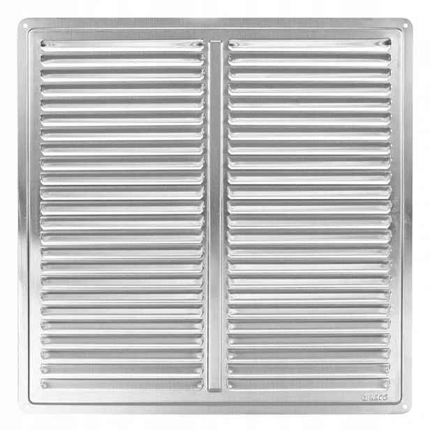 Mřížka větrací krytka Nvm, 300 x 300 mm K, nerez 0715