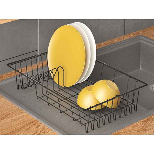 Odkapávač na nádobí Brema Lava TouchTherm, černý