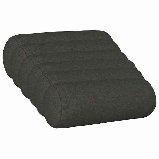 vidaXL Povlak na polštář 6 ks HEERLEN Tmavě šedá Ø 15 x 40 cm Textil