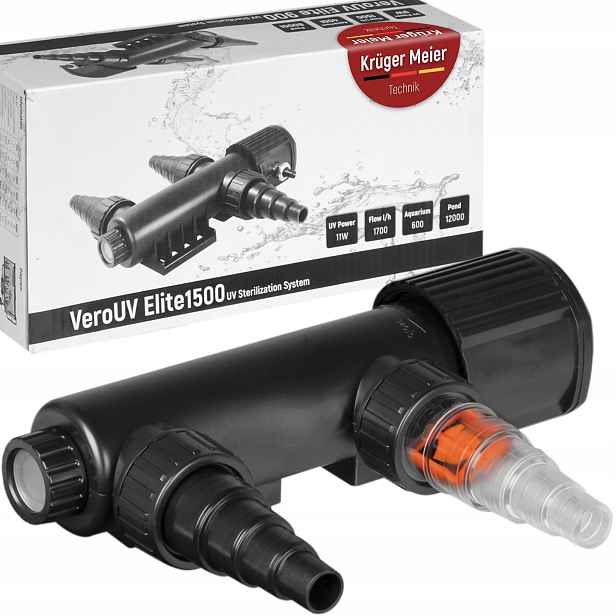 Sterilizátor Lampa Uv-c 11W Pro Akvárium Jezírka 1700 L/h