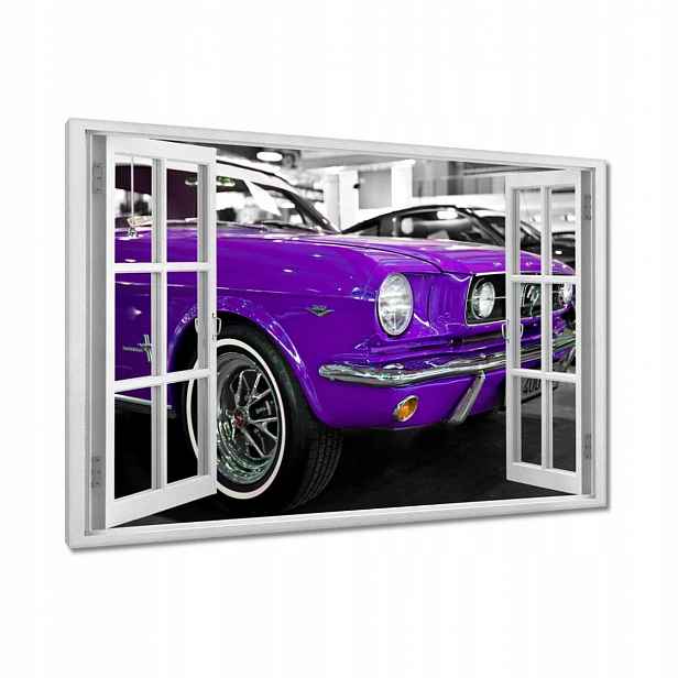 Obrazy 90x60 Fialová Ford Mustang