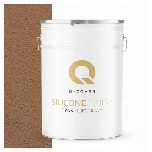 Silikonová Fasádní Omítka Hnědá Teplá F576 25KG Bronzová Granulace 1.0mm