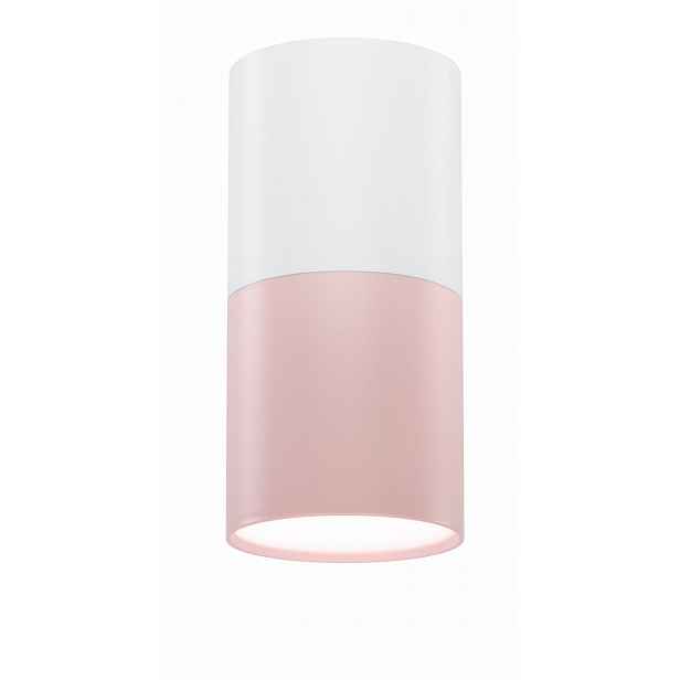 Stropní spot Candellux Tuba GU10 růžový IP20, moderní design