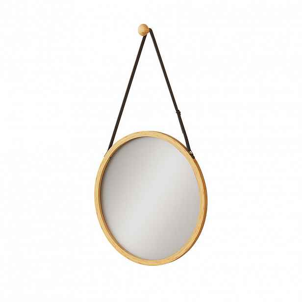 Vicco KOUPELNOVÉ ZRCADLO Mirno Bambus 38 x 38 cm s nastavitelným popruhem