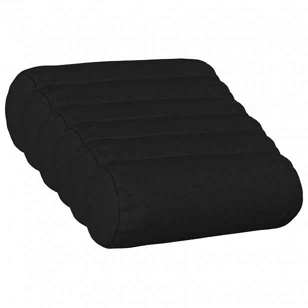 vidaXL Povlak na polštář 6 ks HEERLEN Černá Ø 15 x 40 cm Textil