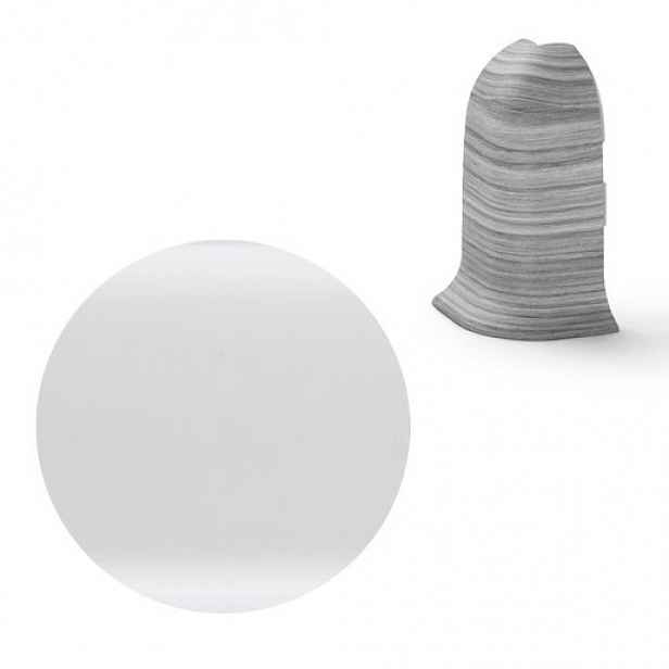 Vnější roh k soklu Naturel bílá , PVC délka 0,5 cm, výška hrany 56 mm, NATNGTZ00