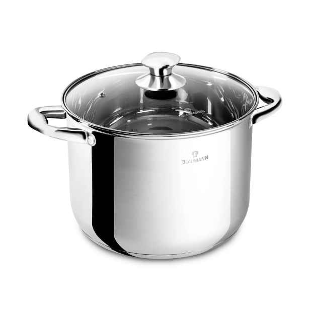 BLAUMANN - Hrnec nerez a skleněná poklice 24cm 7,7l Gourmet Line
