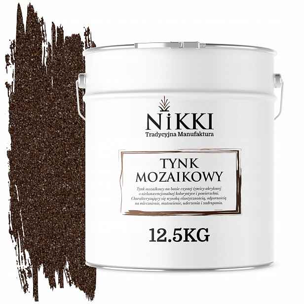 Mozaiková Pryskyřičná Omítka 12,5 Kg Vnitřní Vnější Hnědá Tmavá M95