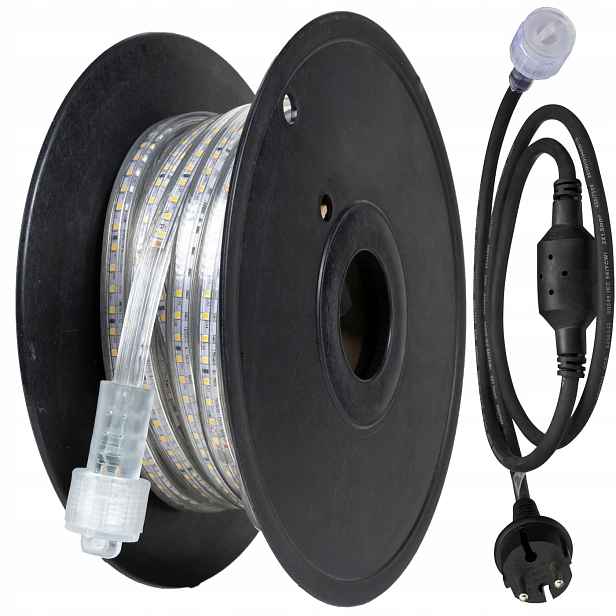 Stavební Led pásek 6000lm 4000K 63W Sunlit 10 m Mareld Napájecí kabel