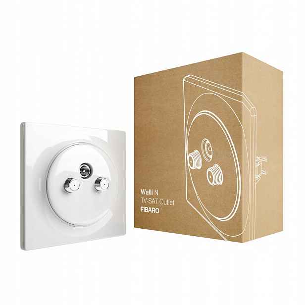 Walli N Tv-sat Zásuvka FGWTFEU-021 Fibaro Zásuvka