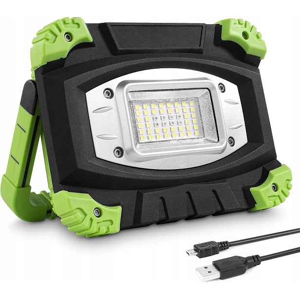 Led reflektor velká kempingová lampa 2000lm 20W 5200 mAh Lepro