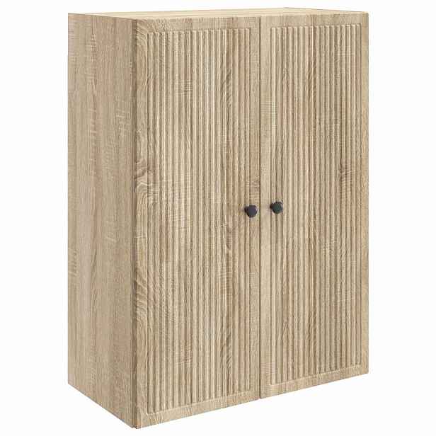 vidaXL Nástěnná skříň Dub sonoma 66 x 34,5 x 90 cm Kompozitní dřevo
