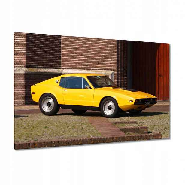 Obrazy 120x80 Žlutý sportovní automobil