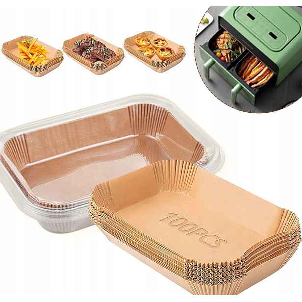 Papír Na Pečení Vložky Do Vzduchové Fritézy Air Fryer x100 21 cm
