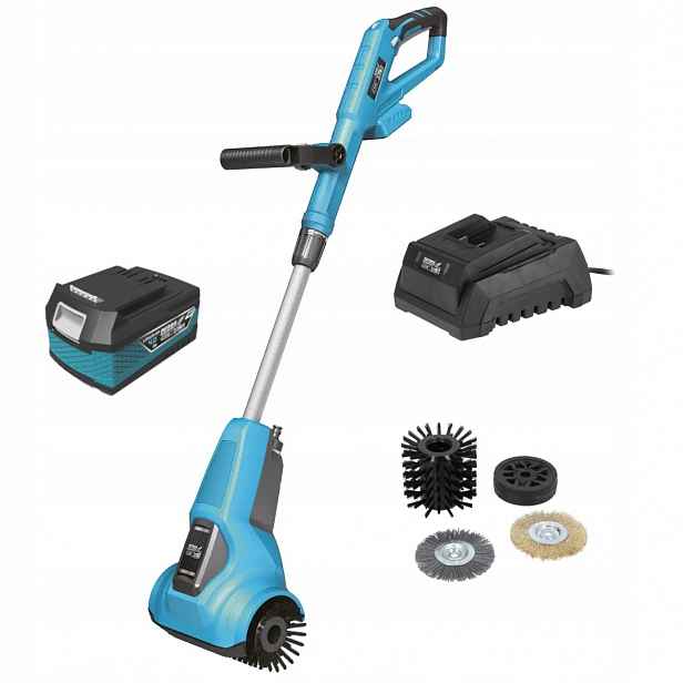 Set Zařízení na čištění teras 18V Dedra DED6979 4AH, Nabíječka