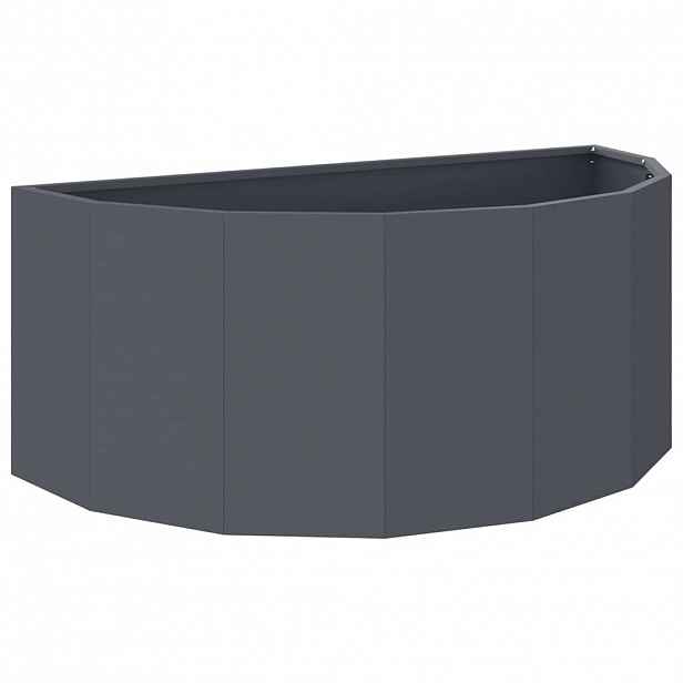 vidaXL Truhlík Antracit 90 x 45 x 35 cm Ocel