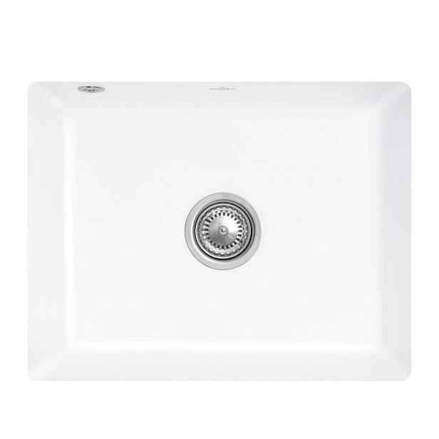 Villeroy & Boch Subway 60 - Keramický dřez 55x44 cm, CeramicPlus, Snow White 331001KG
