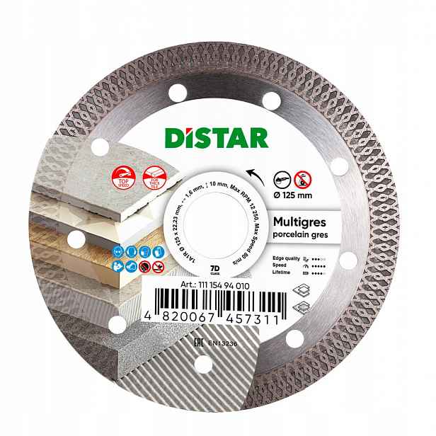 Diamantový Kotouč 1A1R 125x1,4x10x22,23 Multigres