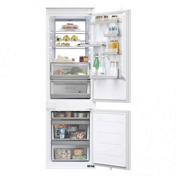 Kombinovaná vestavná lednice Haier bílá 34901579