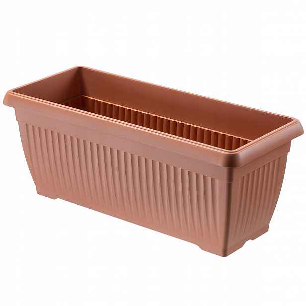 Květináč Zahradní Květiny 80 x 34 Obal Truhlík Terakota