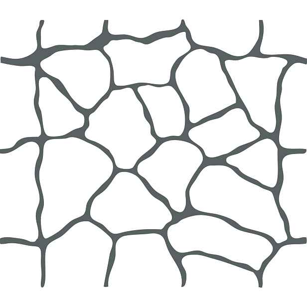 Šablona Cemix 2403 Decor kámen polygonální 103,5×89,5 cm