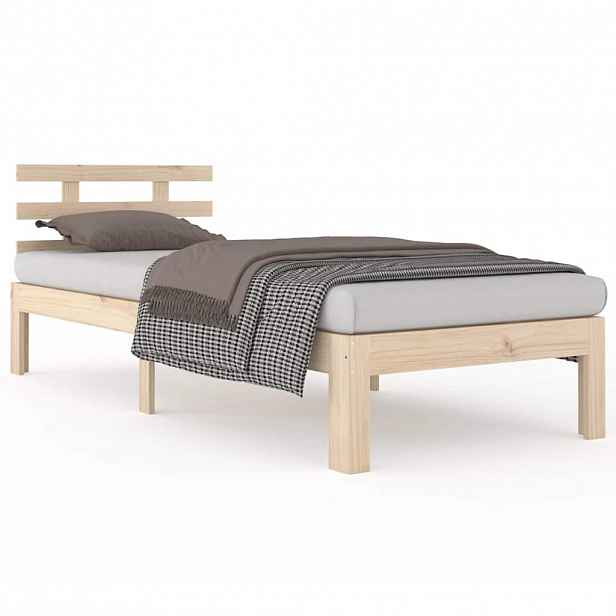vidaXL Rám postele masivní dřevo 90 x 190 cm Single