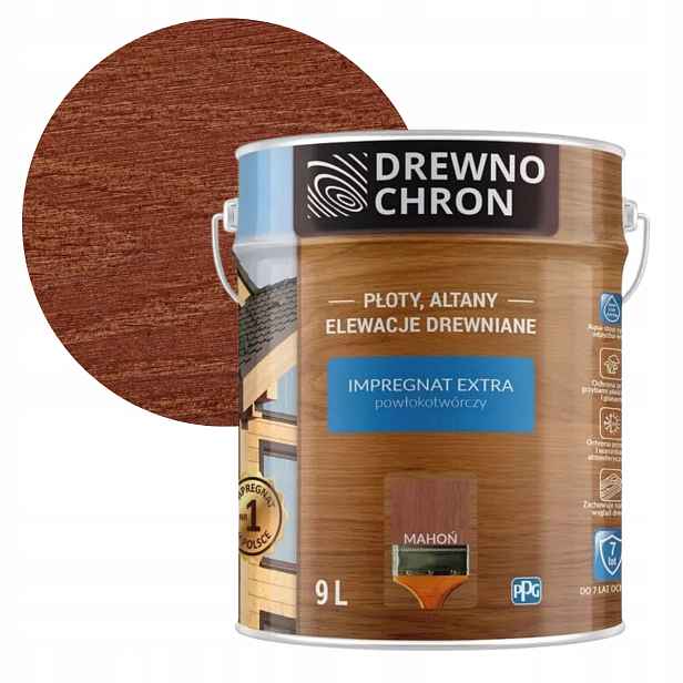 Drewnochron Impregnát Extra 9L Mahagon