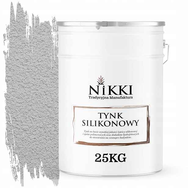 Fasádní Silikonová Omítka Šedá Světlá F262 25KG Beránek Granulace 2.0mm
