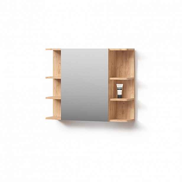 Livinity® KOUPELNOVÁ ZRCADLOVÁ SKŘÍŇKA Fucino Dub 79.6 x 64 cm