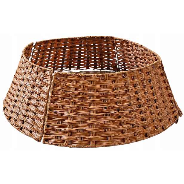 Obal Na Ratanový Maskovací Stojan Na Vánoční Stromek Světle Hnědý Ø 72 CM DZ062