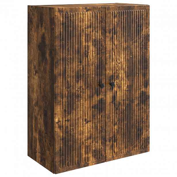 vidaXL Nástěnná skříň Kouřový dub 66 x 34,5 x 90 cm Kompozitní dřevo