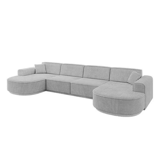 ALTDECOR SEDACÍ SOUPRAVA ve tvaru U MARI-U2-v3 388x171x83 Šedá Manšestr