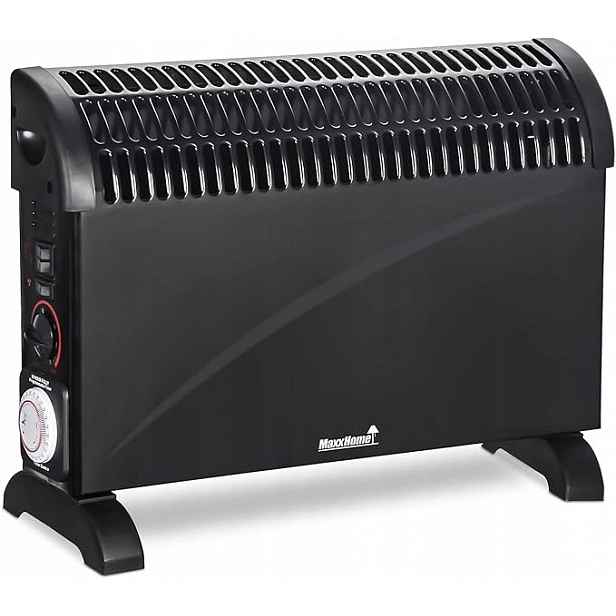 Konvektor 2000 W se 3 úrovněmi výkonu: 750 W – 1250 W – 2000 W.