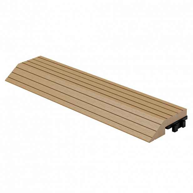 ML-DESIGN ZÁVĚRNÁ LIŠTA WPC rovná teak