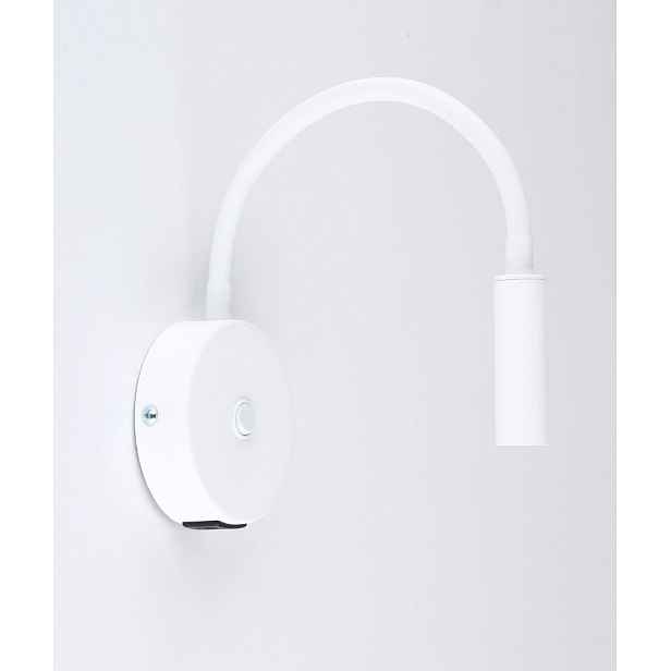 Nástěnné svítidlo Výložník Bílý Kov Pohyblivý G9 Usb Vypínač Lagos Tk Lighting