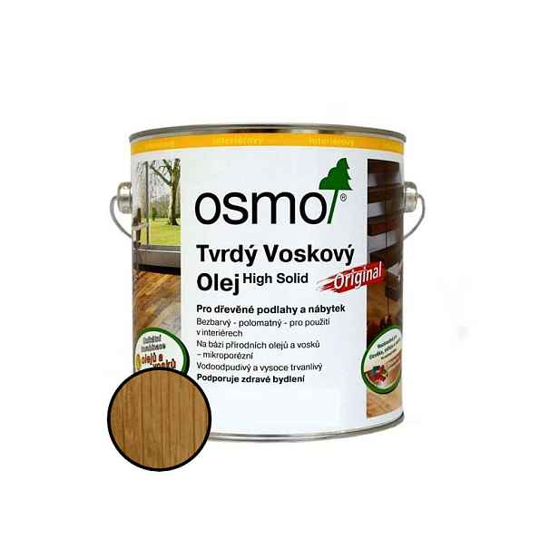 Olej tvrdý voskový Osmo Original 3065 bezbarvý 0,375 l