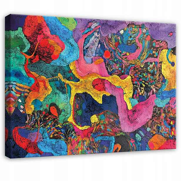 Obraz 100x75 Abstrakce jasná barevná textura moderní umění
