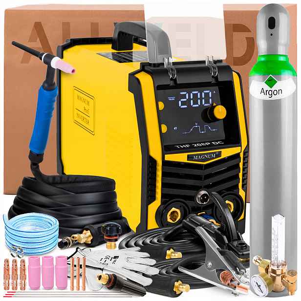 Svářečka Magnum Thf 208P Tig DC 230V 200A Pulzní Bod Mma 2T/4T Bi-level