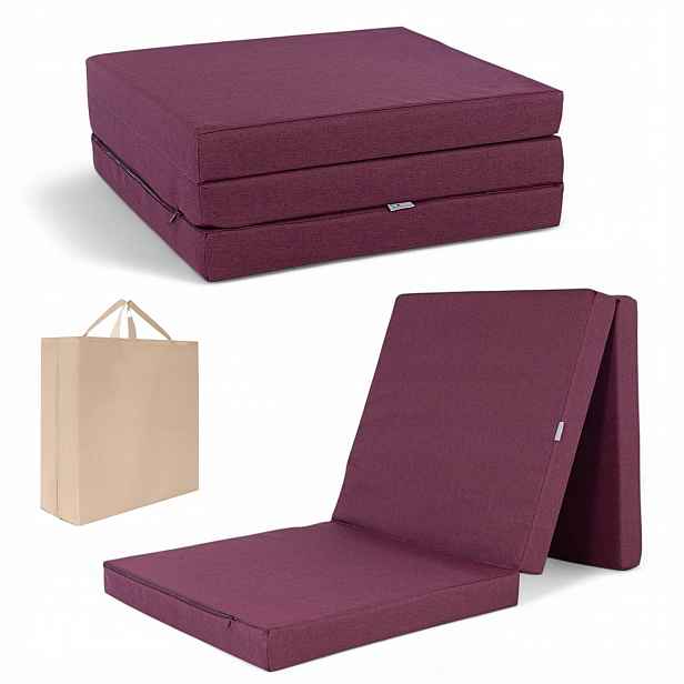 Matrace Voděodolný Skládací Camping Rozkládací Oxford 180x65x7