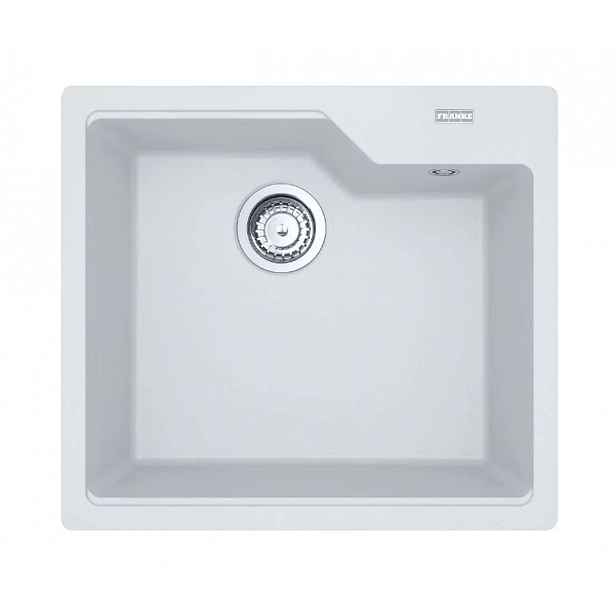 Franke Urban - Fragranitový dřez UBG 610-56, 56x50 cm, bílá led 114.0700.064