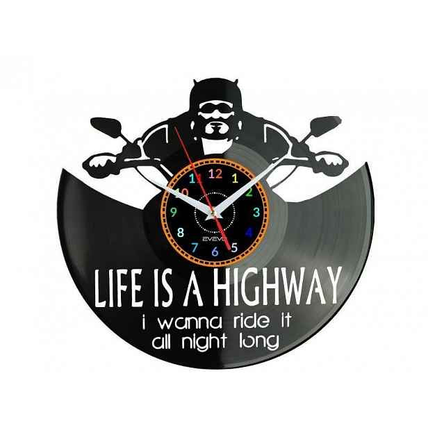 Life is a Highway Nápad na Dárek Nástěnná Dekorace z vinylové desky