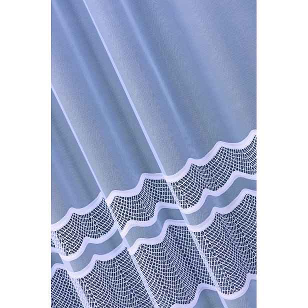 Mg Záclona žakár 34150 Bílá 350x160 cm hotová s páskou M